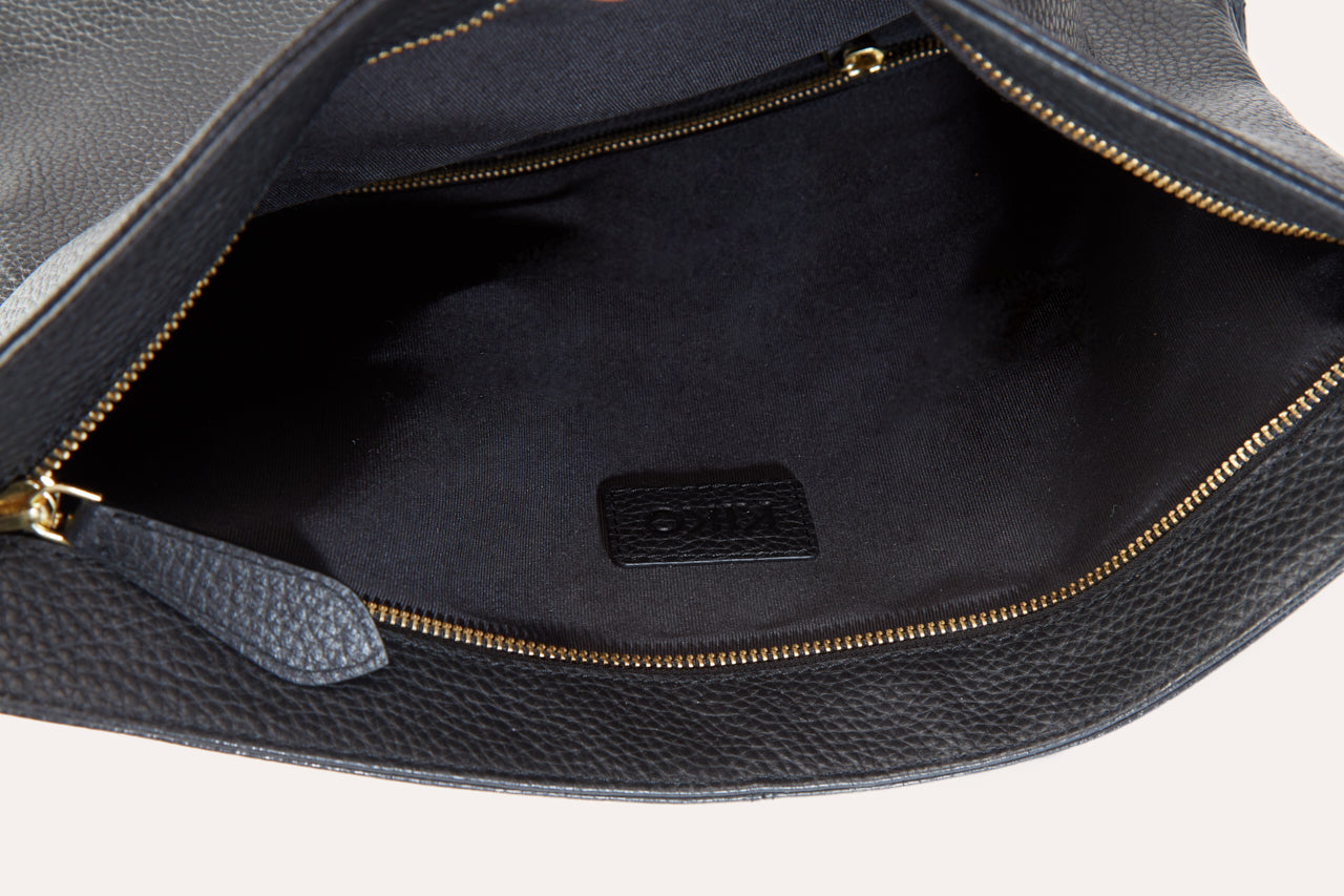 Leather Fold N Go Backpack