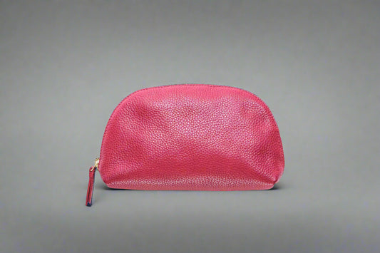 Leather Travel Toiletry and Makeup Bag
